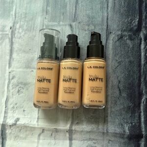 L.A. Colors Truly Matte Foundation - Warm Honey